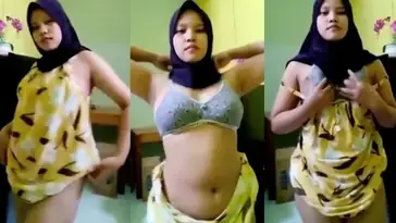 Ukhti Manis Pamer Daleman Abu Abu Minta Dibelai